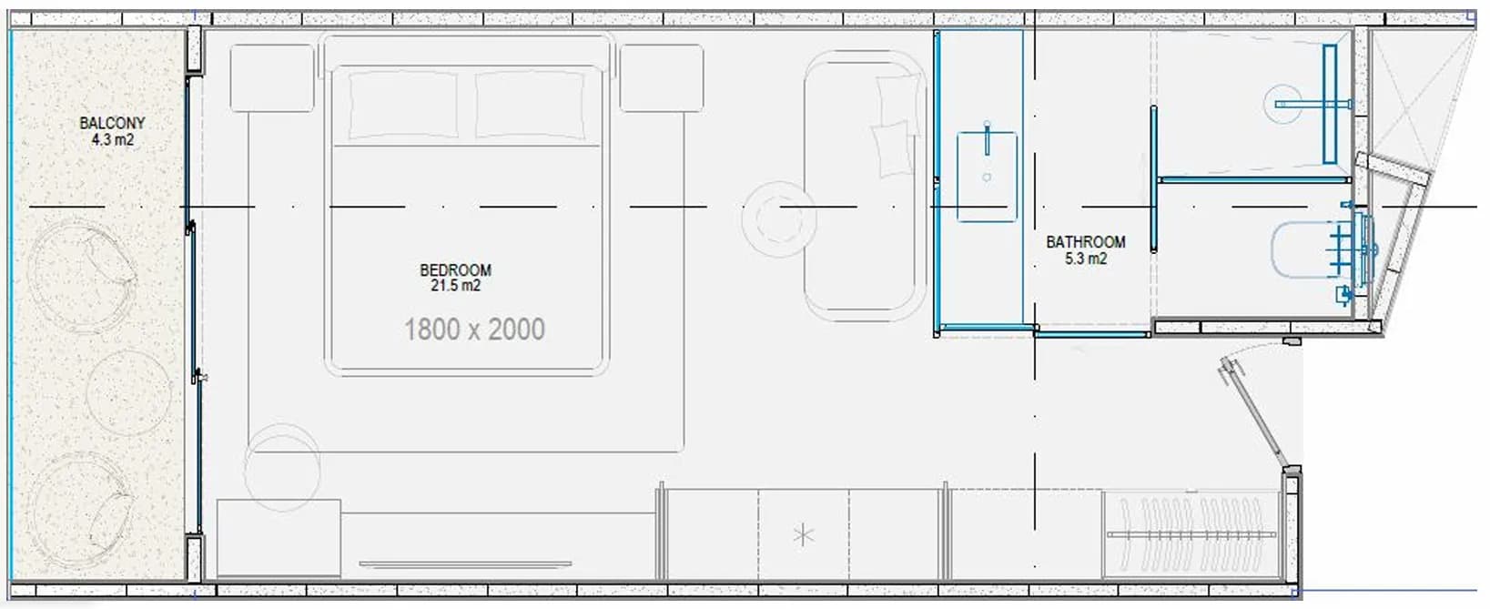 Solvyn City — Studio floor plan