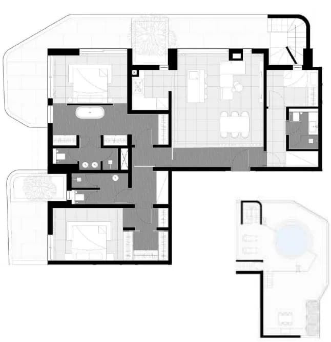 Marea Residences — 5 Bedrooms floor plan