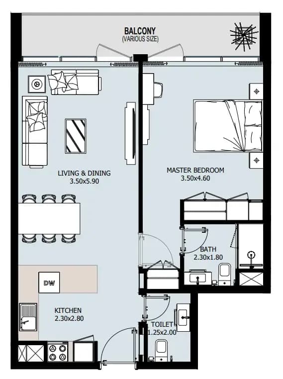 Verdana IX — 4 Bedrooms floor plan