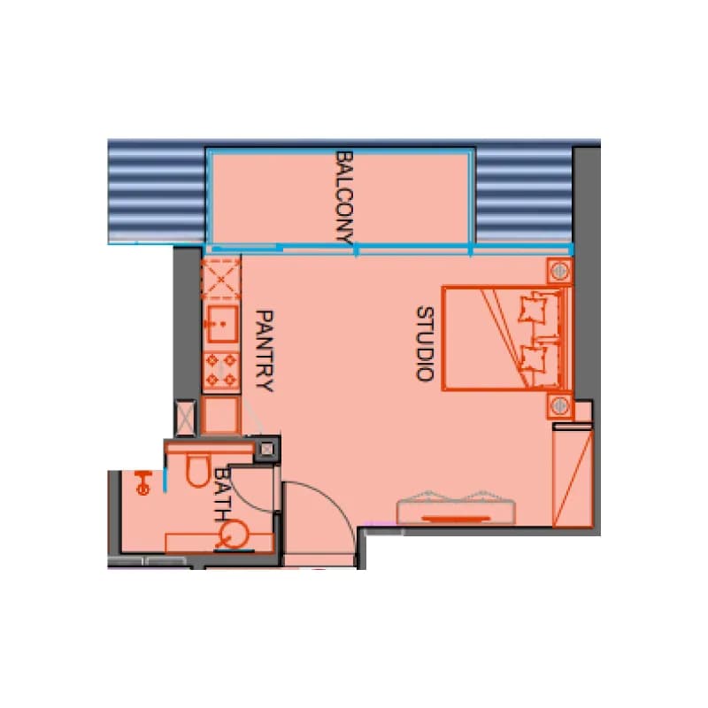 SkyGate Tower — 4 Bedrooms floor plan