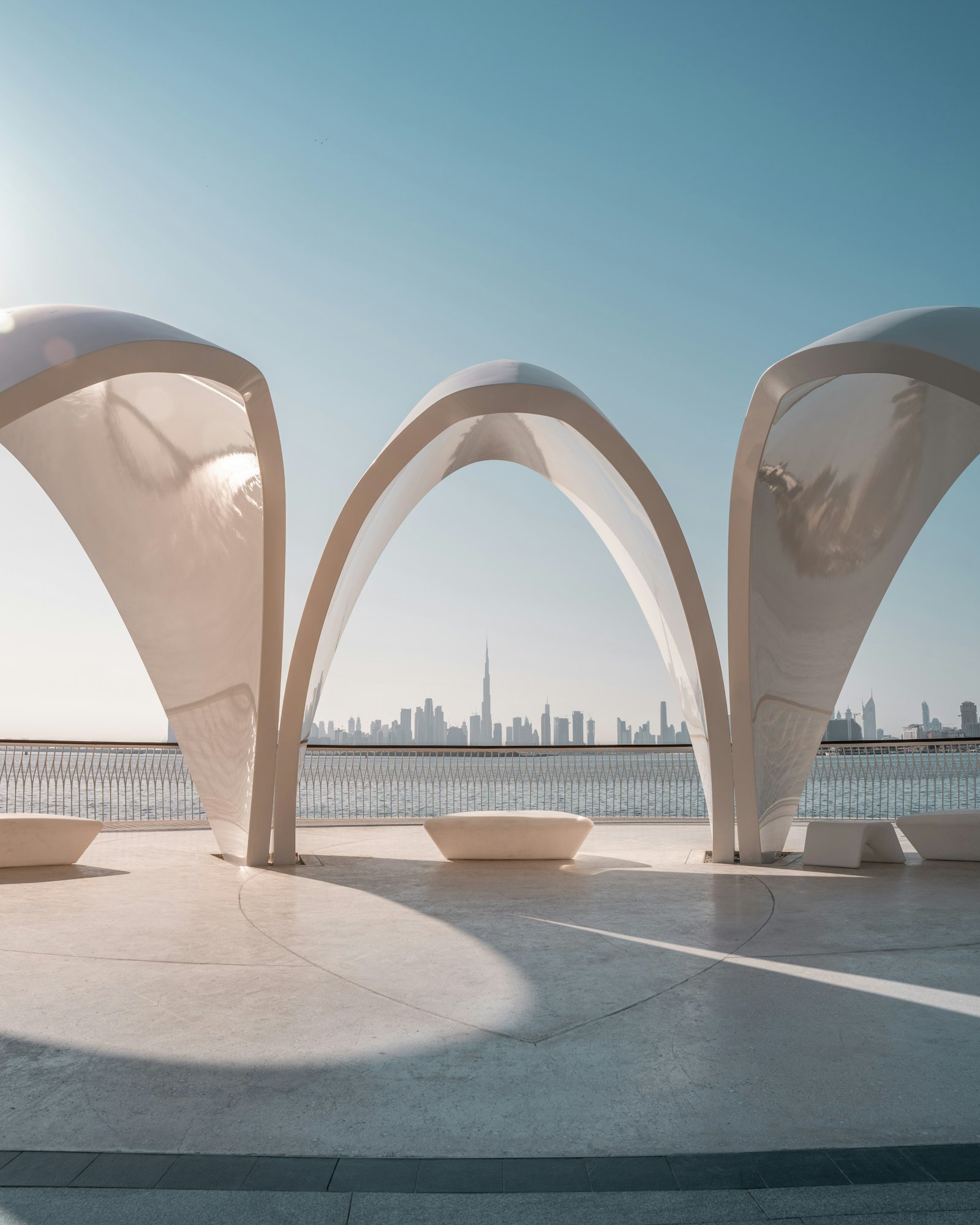 Modern Dubai skyline near Expo City Dubai