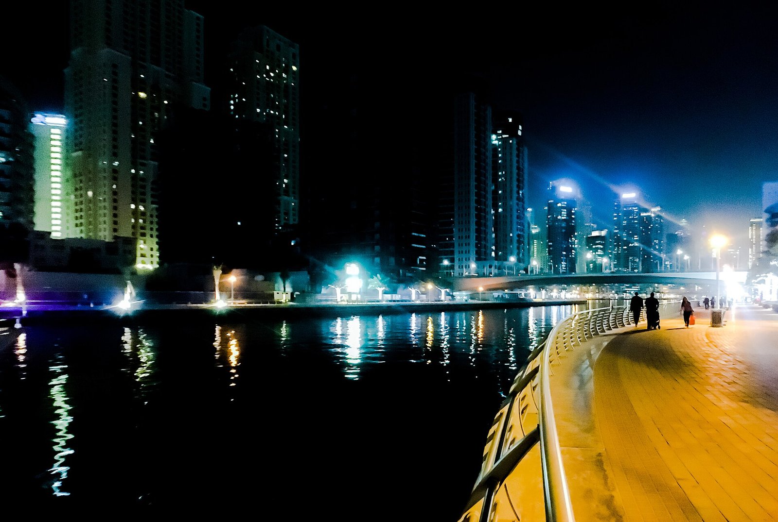 Dubai skyline at dusk near Mohammed Bin Rashid City